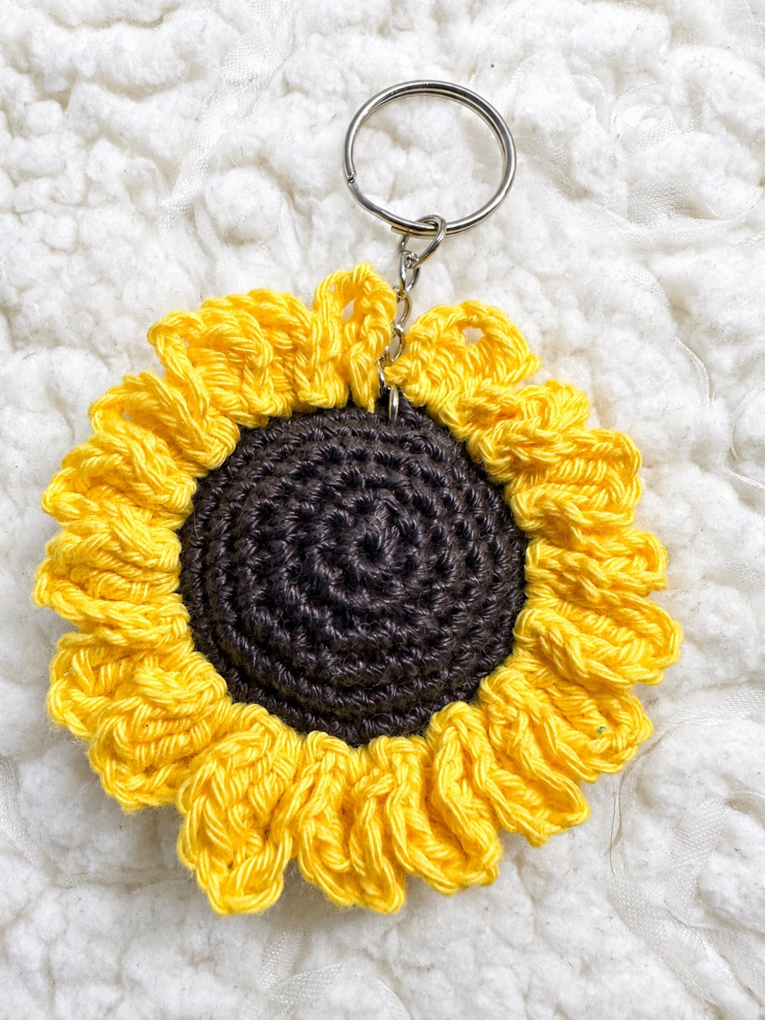 Porte clé fleur - tournesol